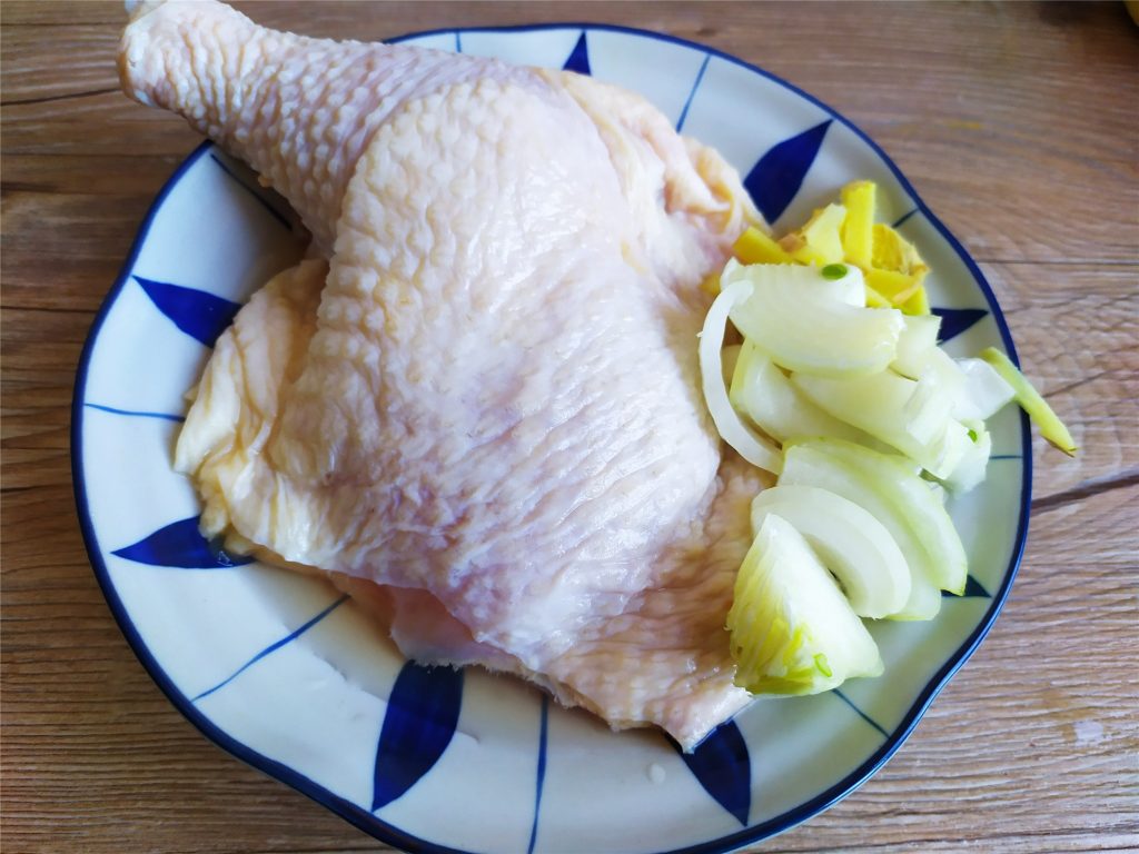 prepare chicken leg teriyaki chicken